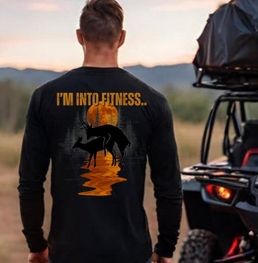 I'm Into Fitness | Deer Hunting Long Sleeve Shirt