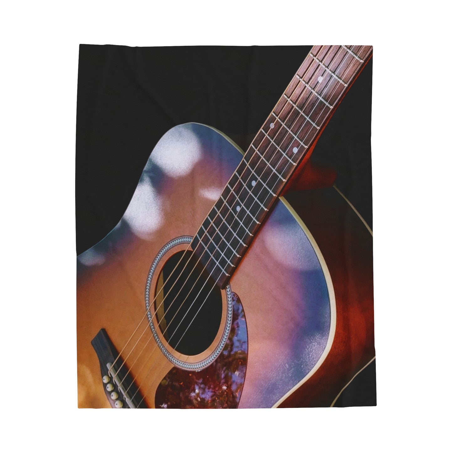 Guitar Plush Blanket