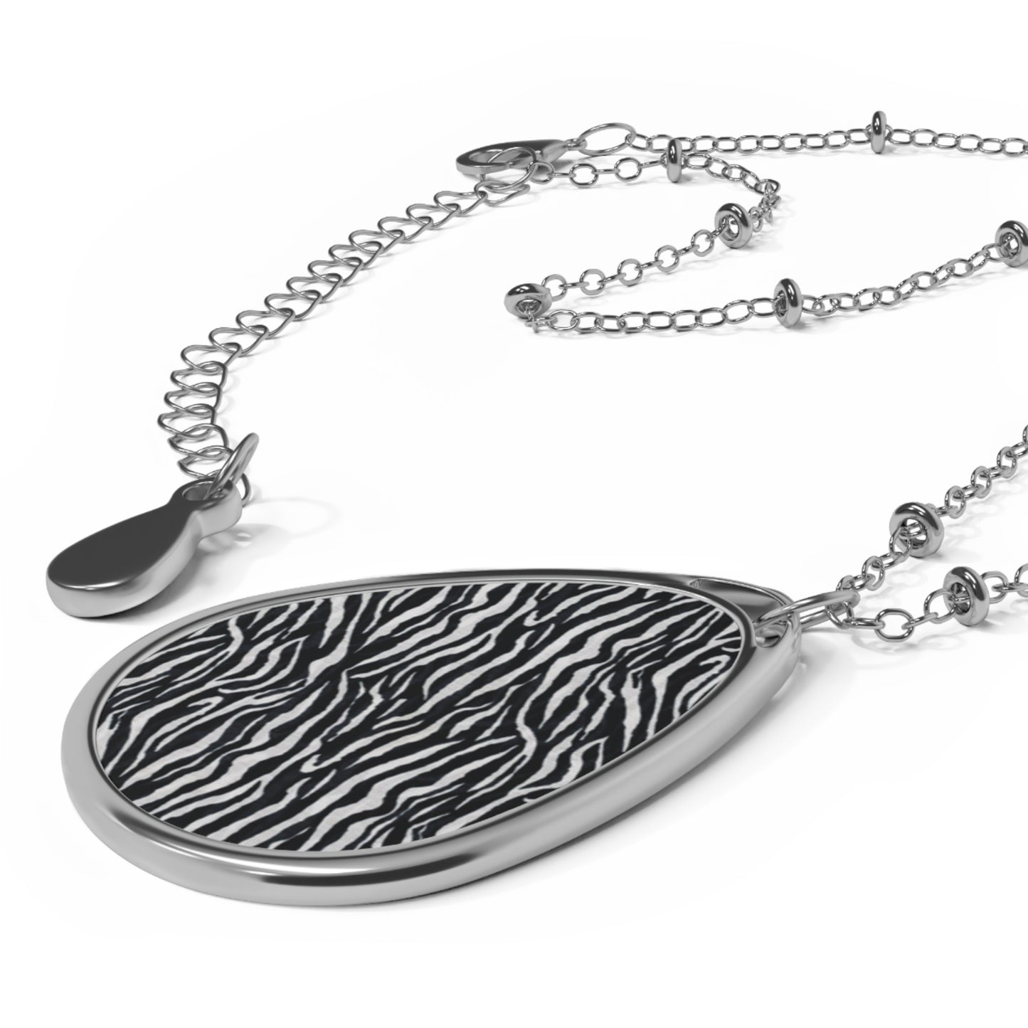 Bending Blades | Cowgirl Zebra Print Pendant Necklace