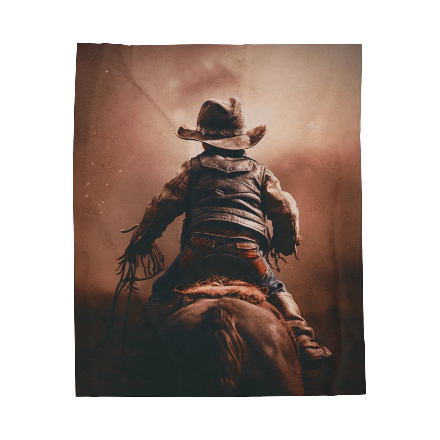 Cowboy Days|  Personalized Plush Blanket
