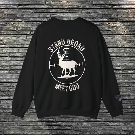 Stand Broad, Meet God Target Sweatshirt