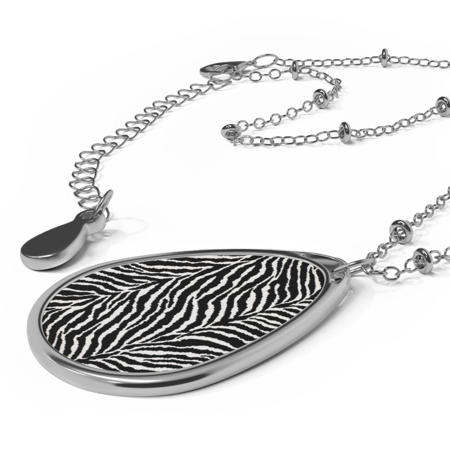 Playing Brave | Cowgirl Zebra Print Pendant Necklace