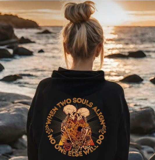 When Two Souls Align | Love Valentine's Hoodie