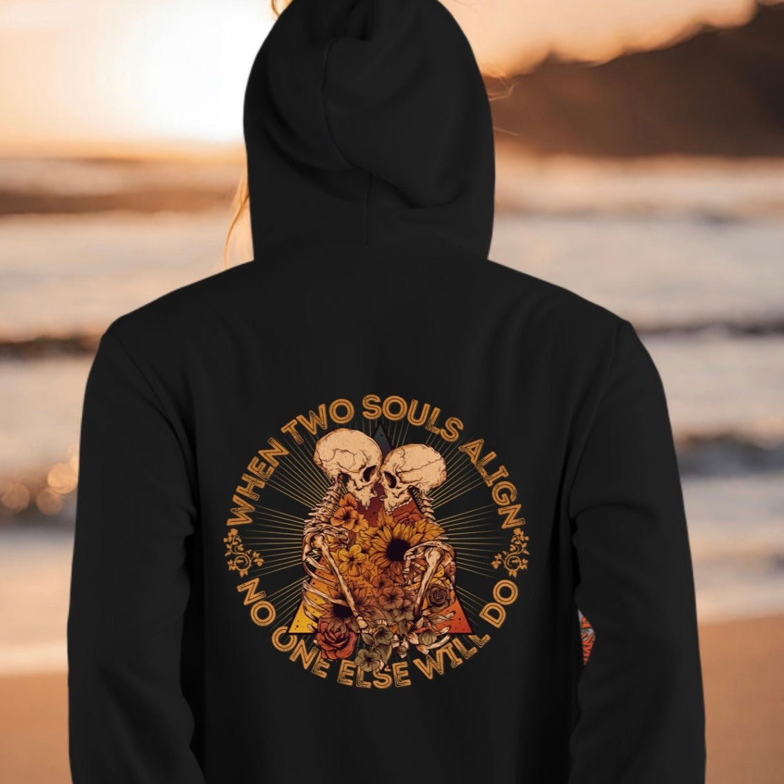 When Two Souls Align | Love Valentine's Hoodie