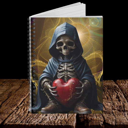Heart Of Bones Spiral Notebook - Ruled Line