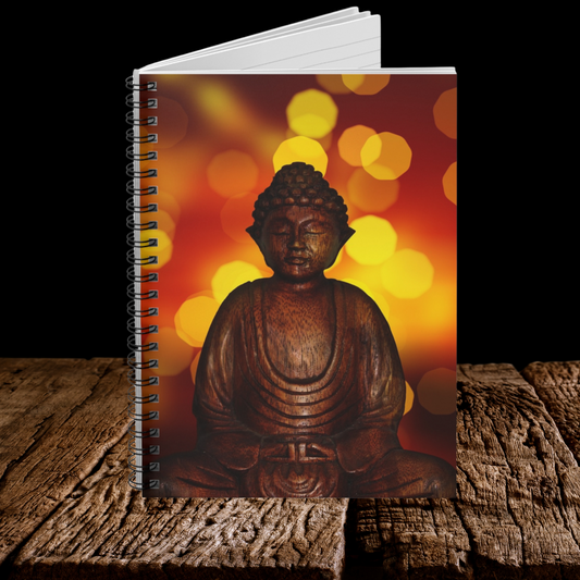 Meditation Spiral Journal Notebook - Ruled Line